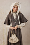 Clarise 22 |Retro Linen Skirt & Cape (2 pieces)