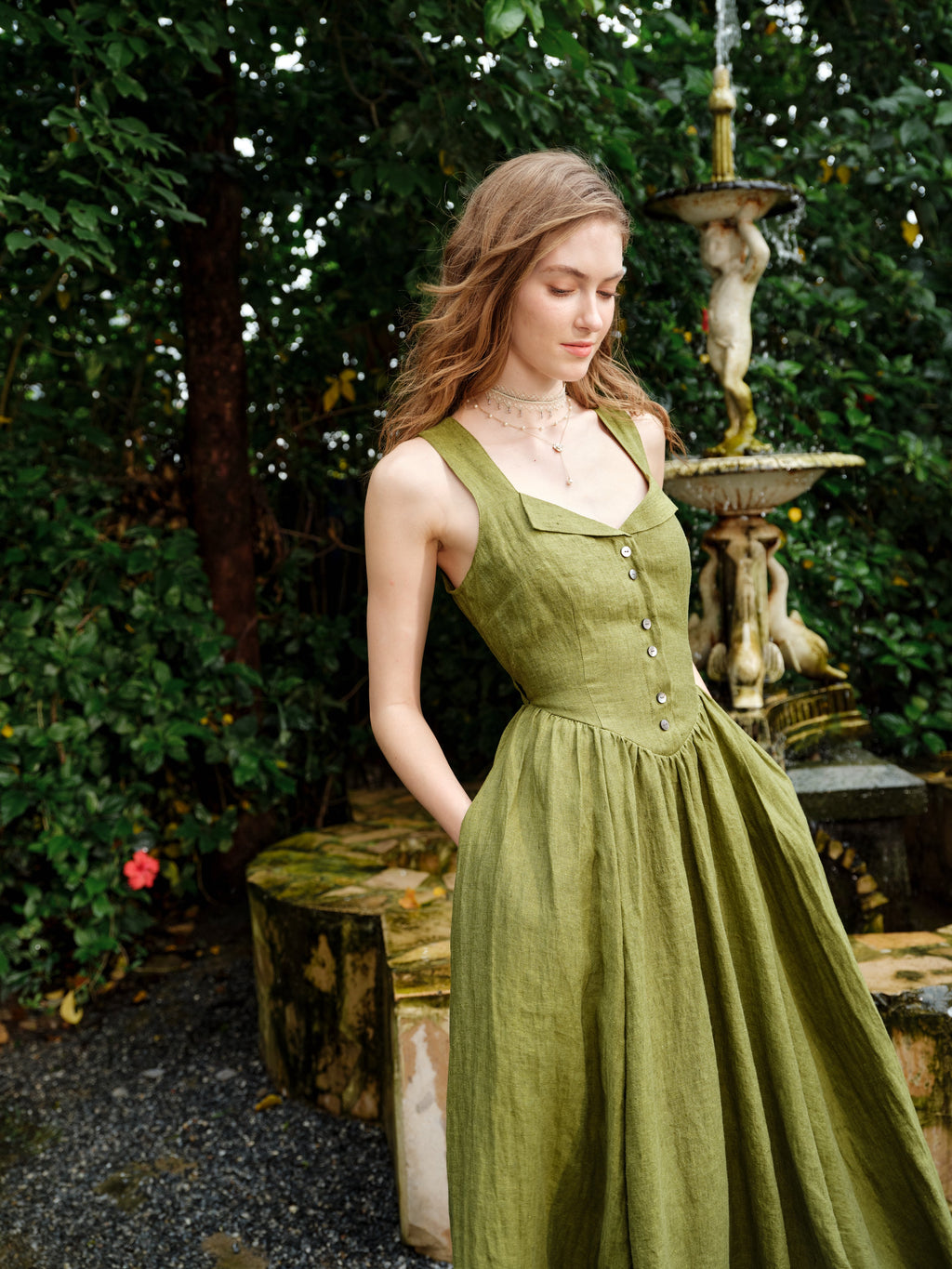 Summer 18 | The Avocado & Cream Linen Dress
