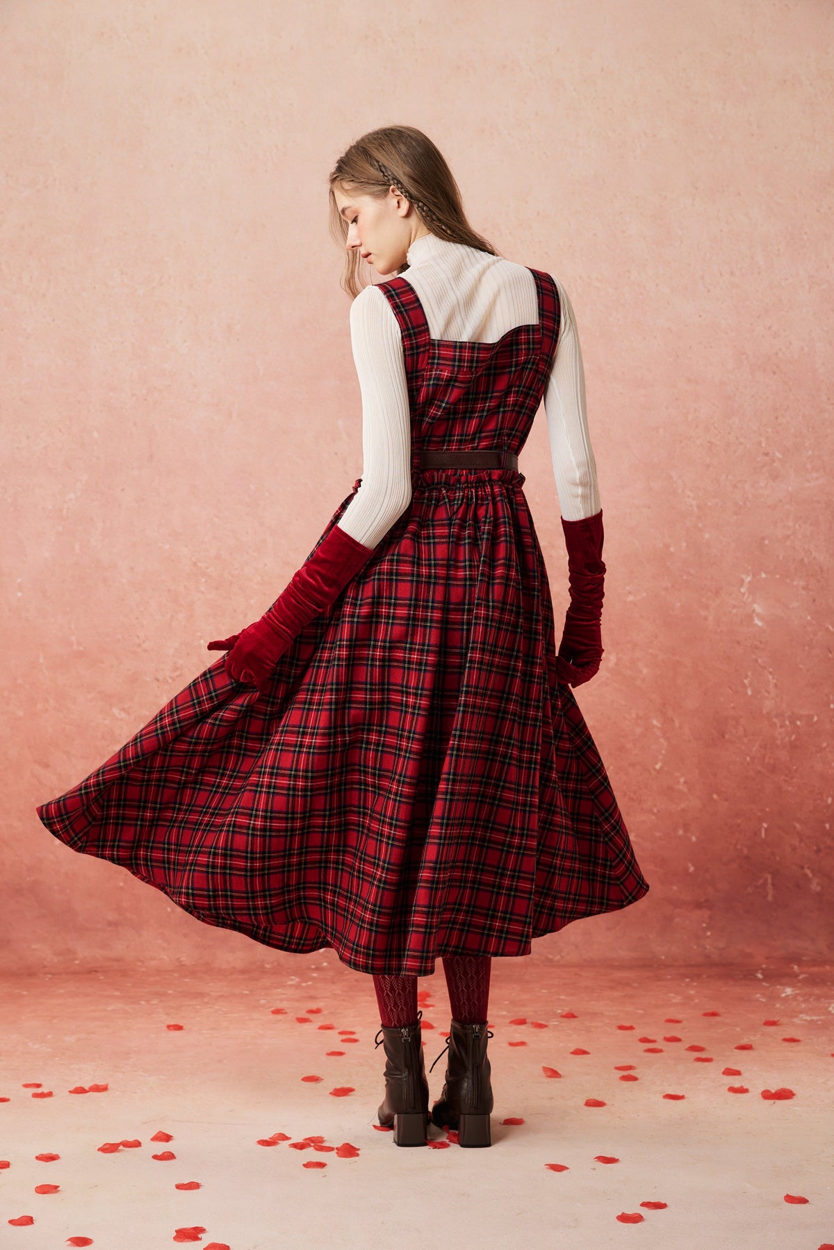 Tess 31 |100% Wool Halter Dress