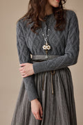 Flurry 17 | 100% Wool Sculptured Knitwear Cardigan