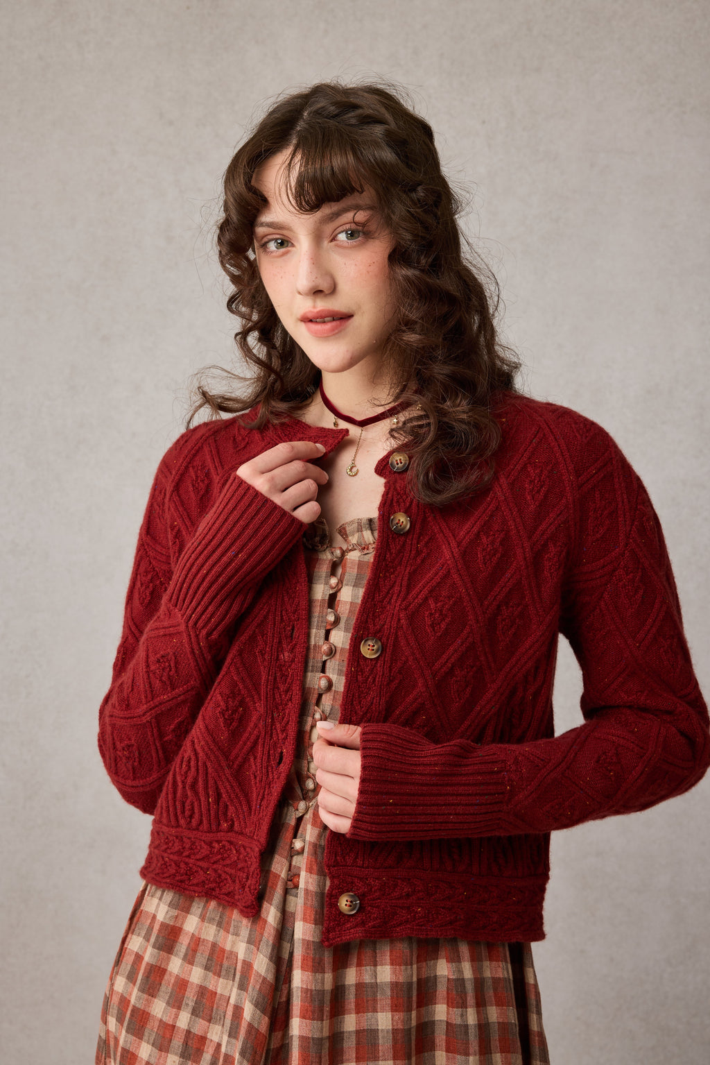 Flurry 17 | 100% Wool Sculptured Knitwear Cardigan