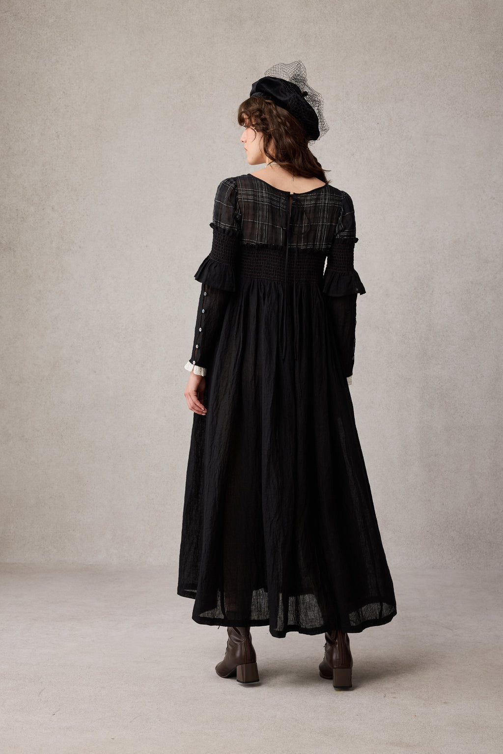 Orchid 19 |romantic linen gown