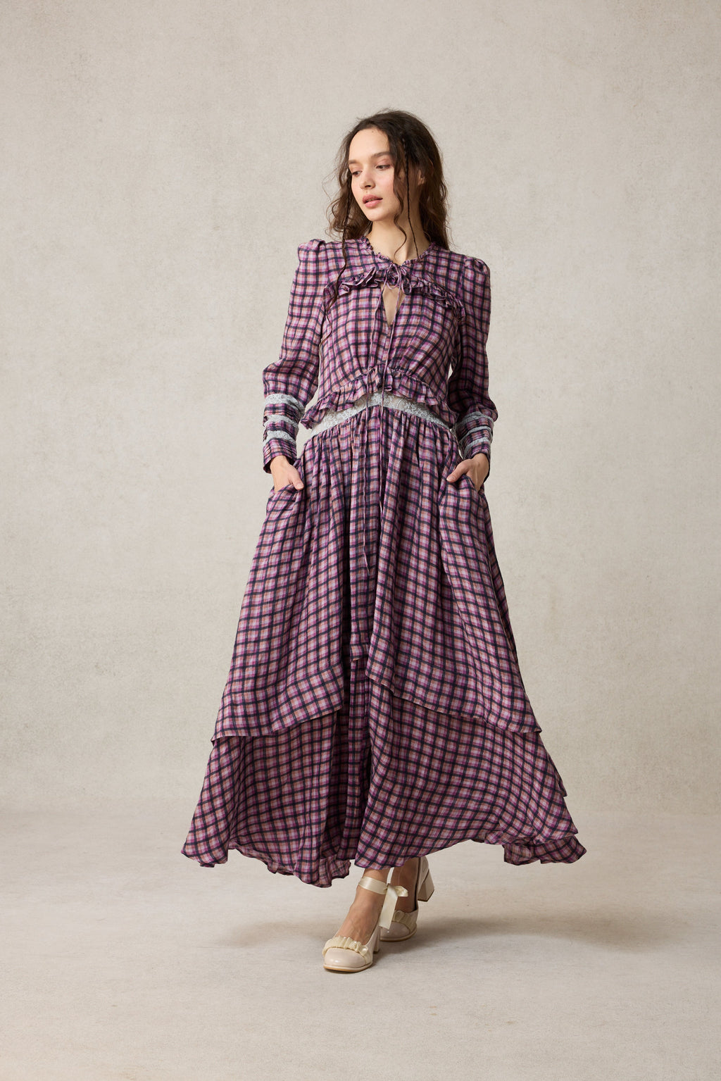 Rosewood 17 | Lace Linen Dress Gown