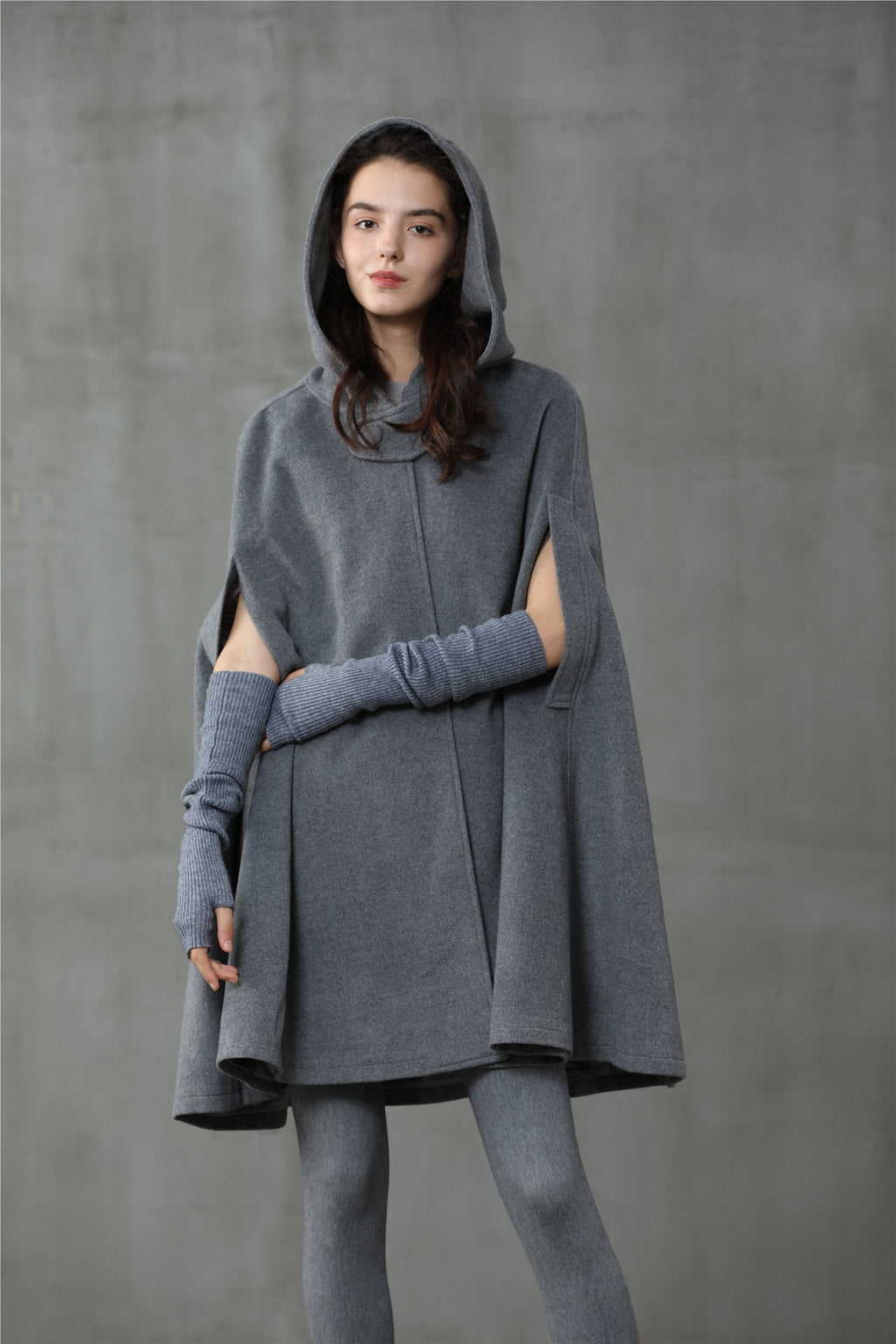The New Yorker | Hooded Cashmere Cape
