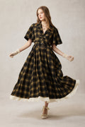 Clarise 22 |Retro Wool Skirt & Cape (2 pieces)