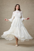 Pearlman 25 | Lace Linen Dress Gown
