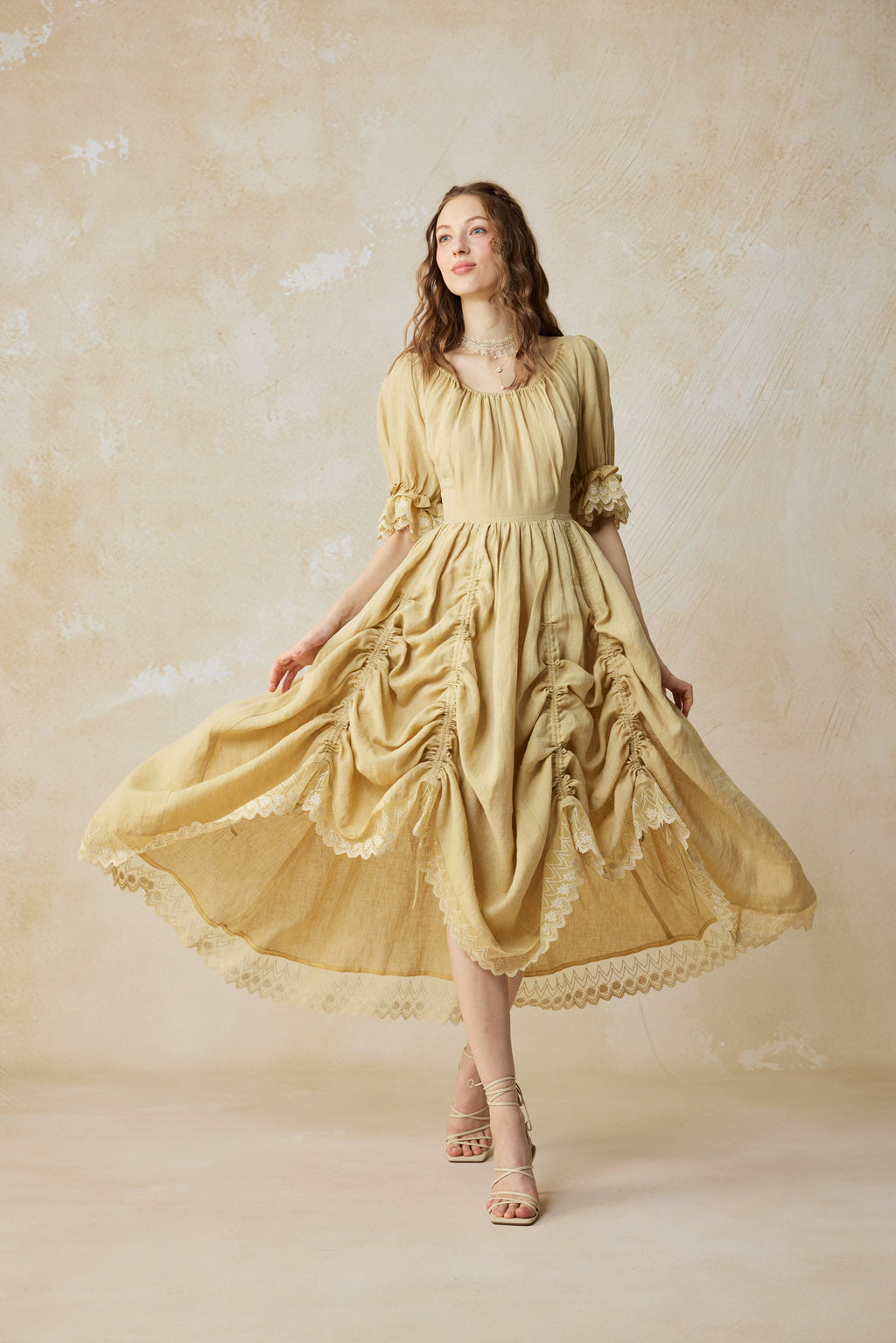 Elowen 27 | Lace velvet dress gown ( 2 way to wear )