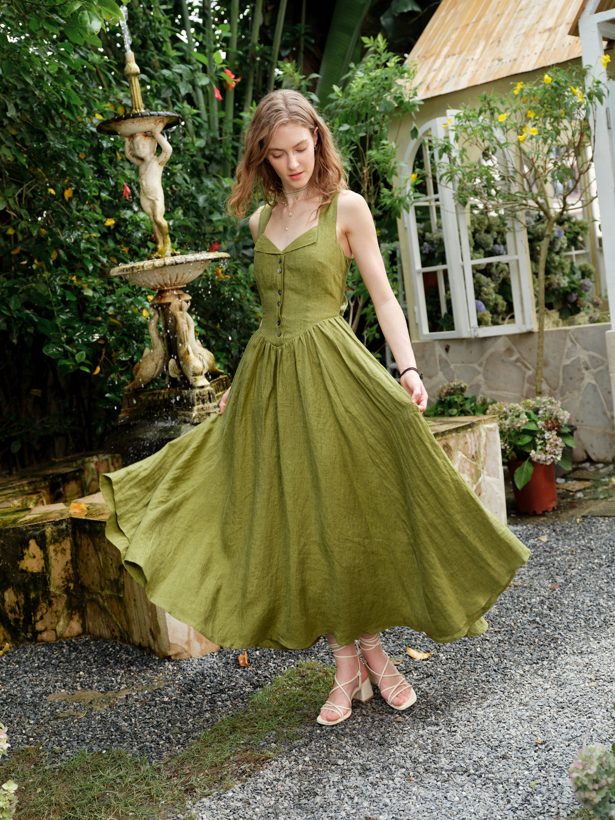 Summer 18 | The Avocado & Cream Linen Dress