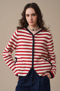Nova 22 | Striped Open-Front 100% Wool Cargidan