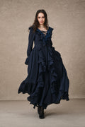Dewdrops 16 | Maxi Linen Dress Gown