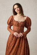 Paisley 11 | Elegant Floral Linen Dress