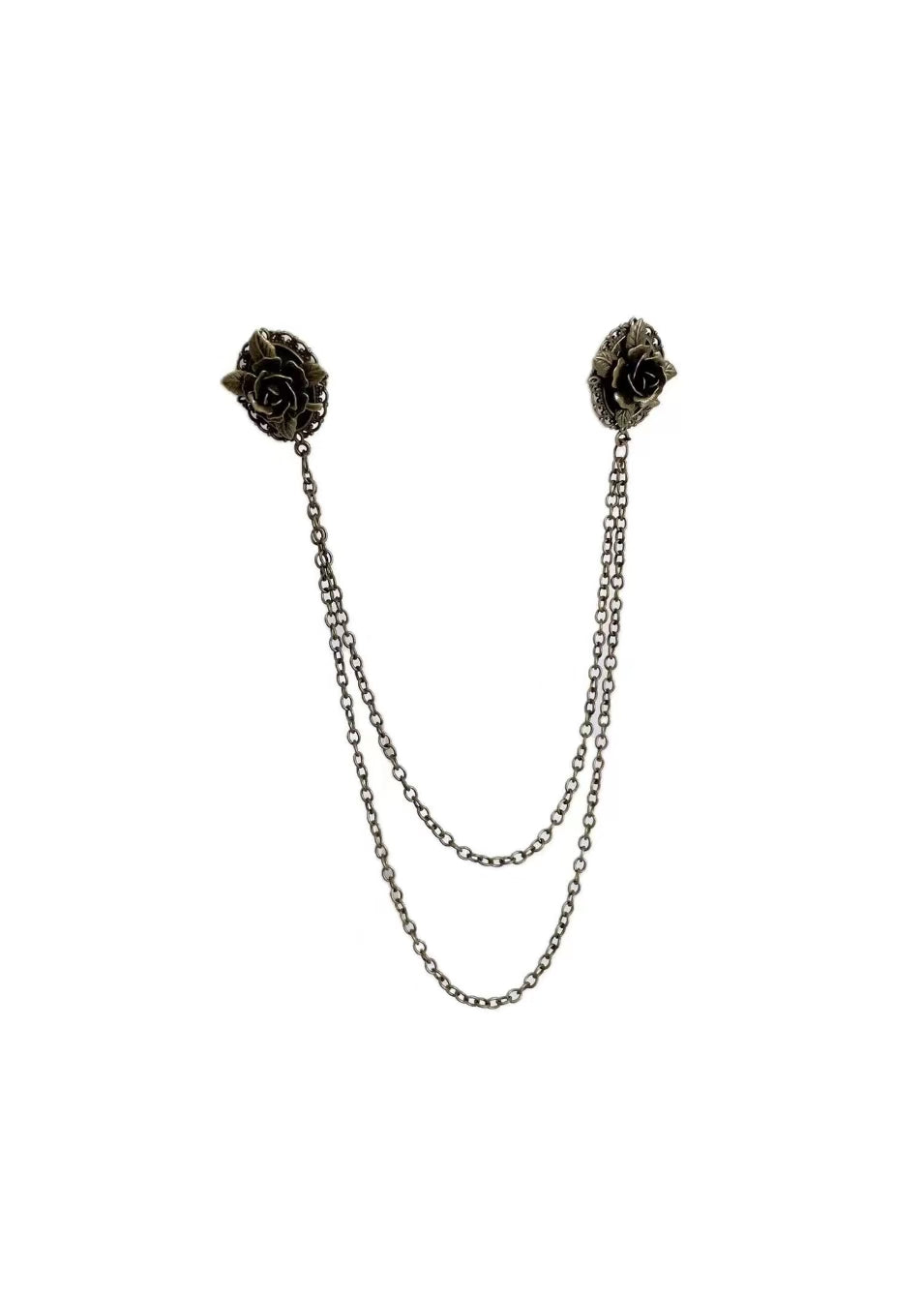Rose metal pin