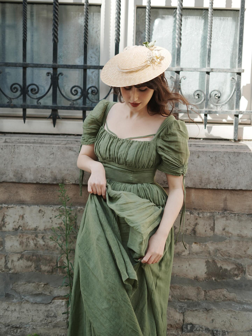 Monette 27 | Corset Linen Dress