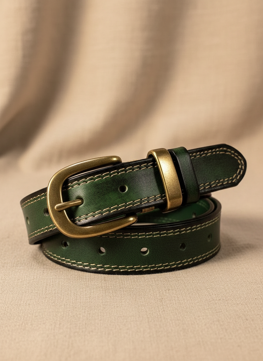 Forest Green Classic Belt