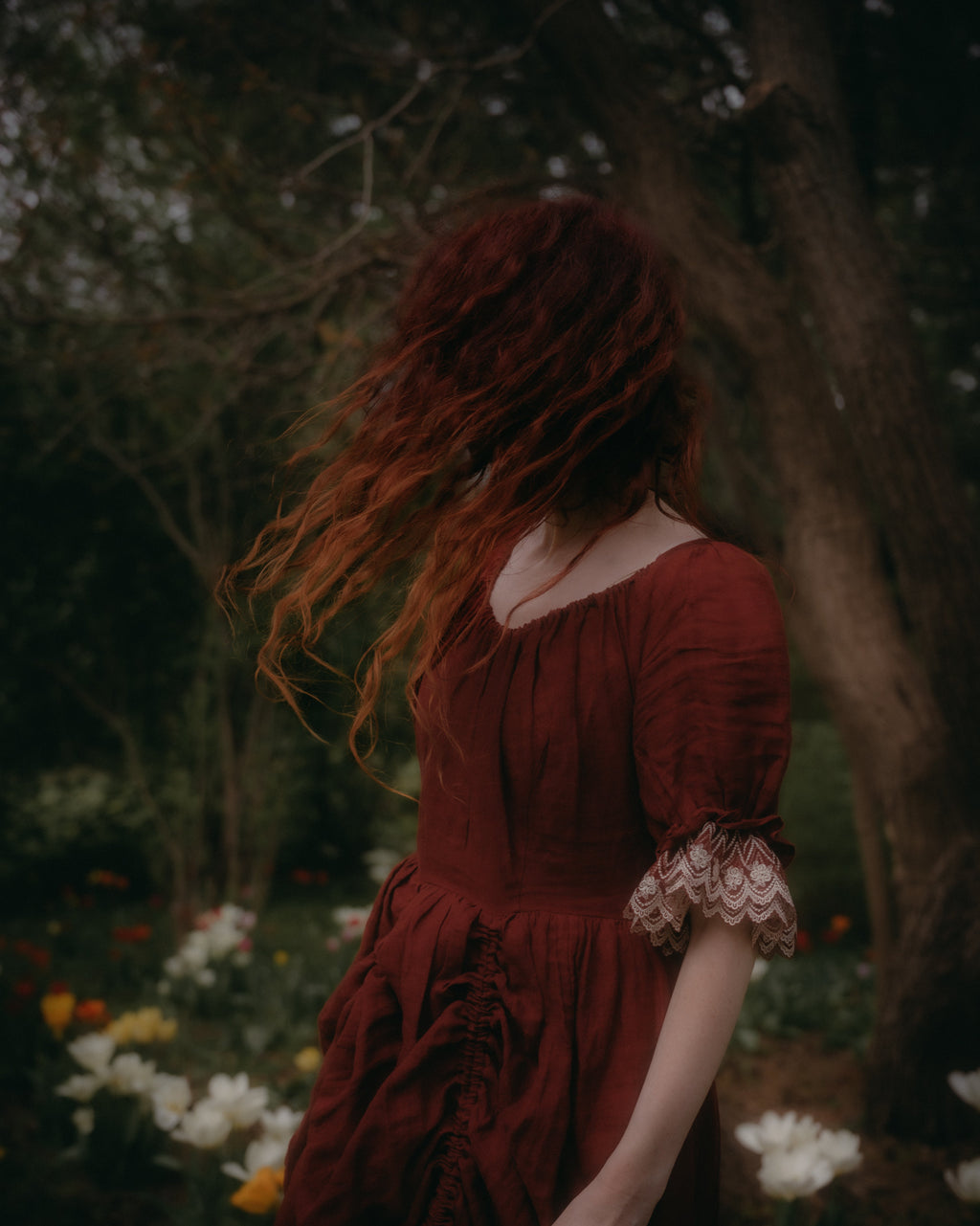 Elowen 27 | Lace velvet dress gown ( 2 way to wear )
