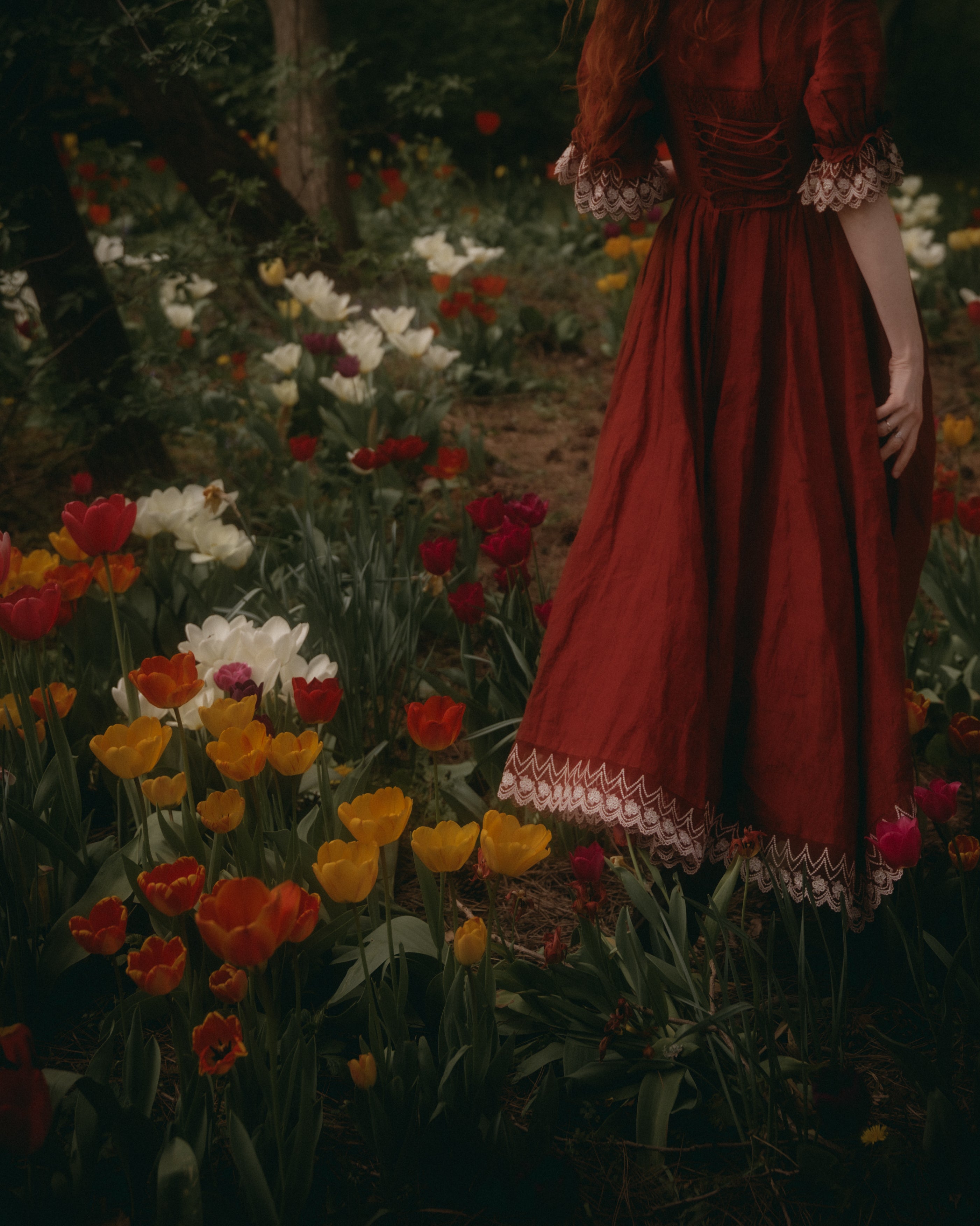 Elowen 27 | Lace velvet dress gown ( 2 way to wear )
