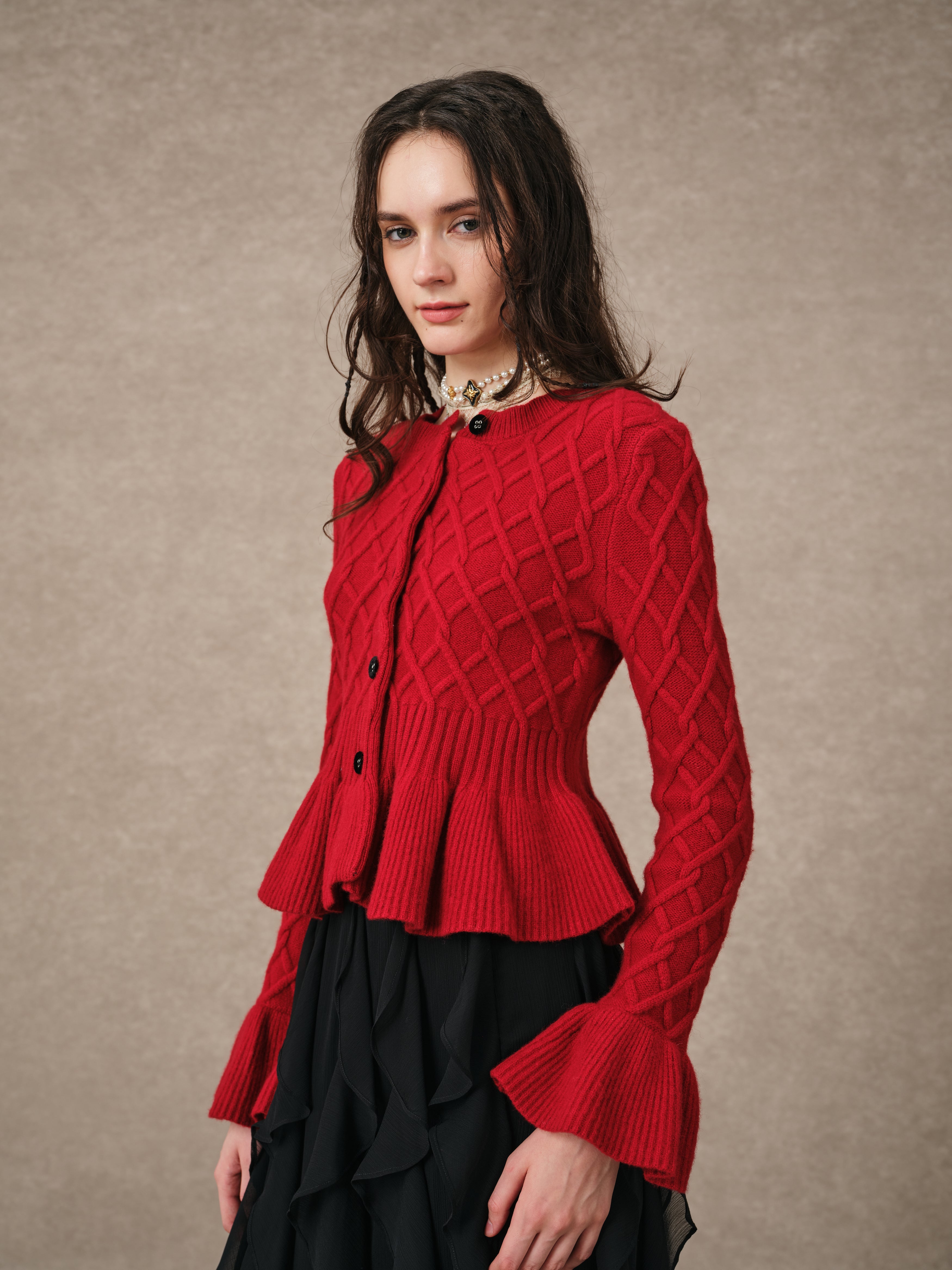Freya | 100% Wool Cardigan