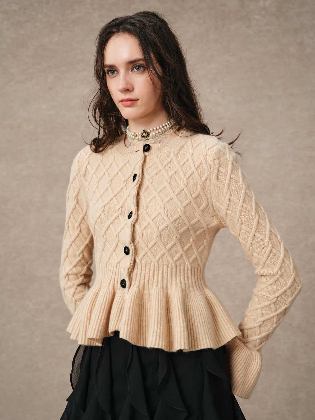 Freya | 100% Wool Cardigan