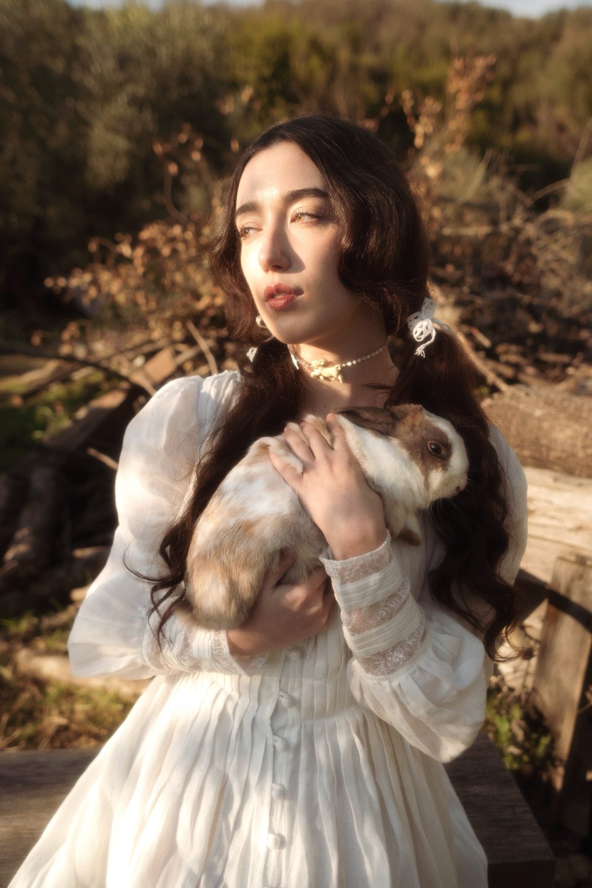 Josefina 19 | Dreamy Pleated Linen Dress Gown