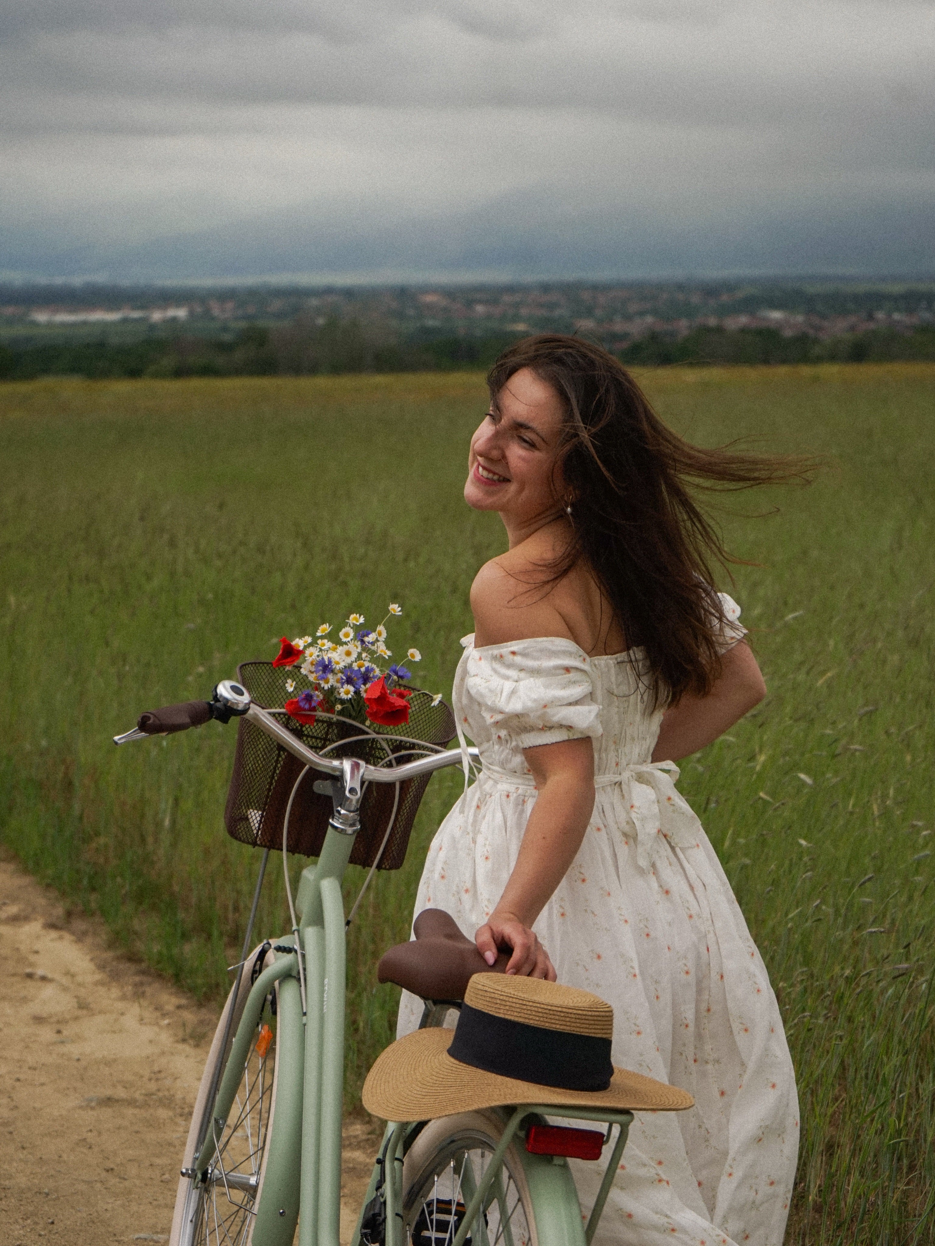 BERGAMOTE 20 |Floral Linen Dress