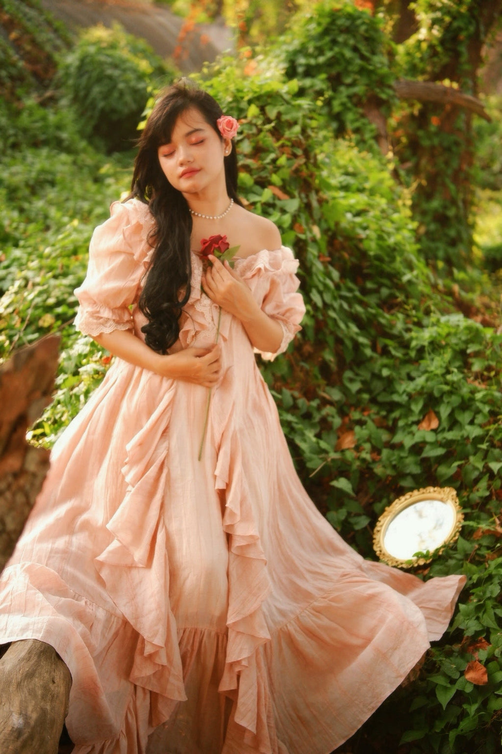 Dewdrops 16 | Maxi Linen Dress Gown