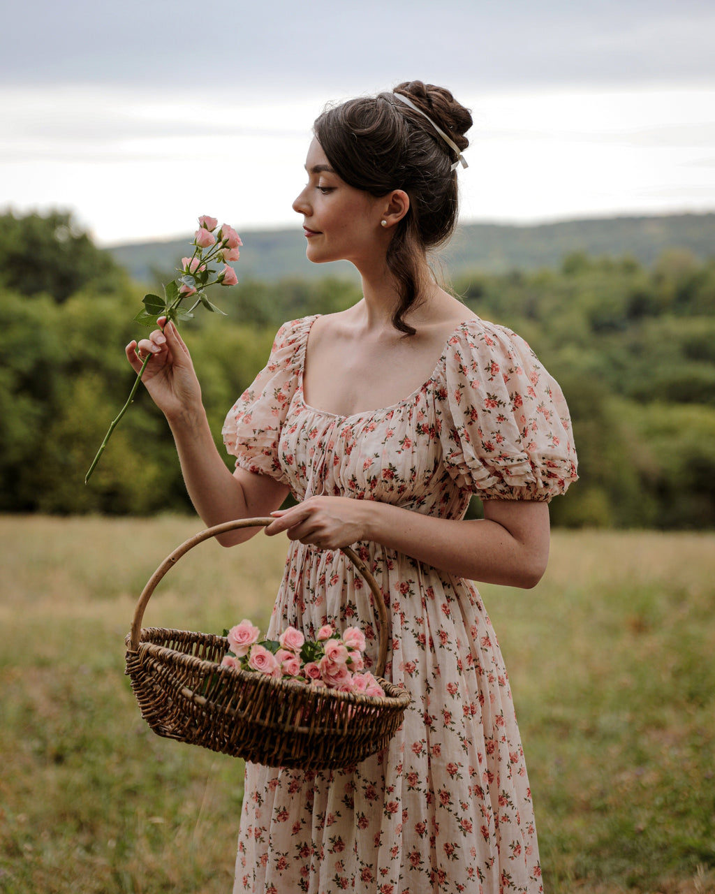 Alice 19 | Floral linen dress