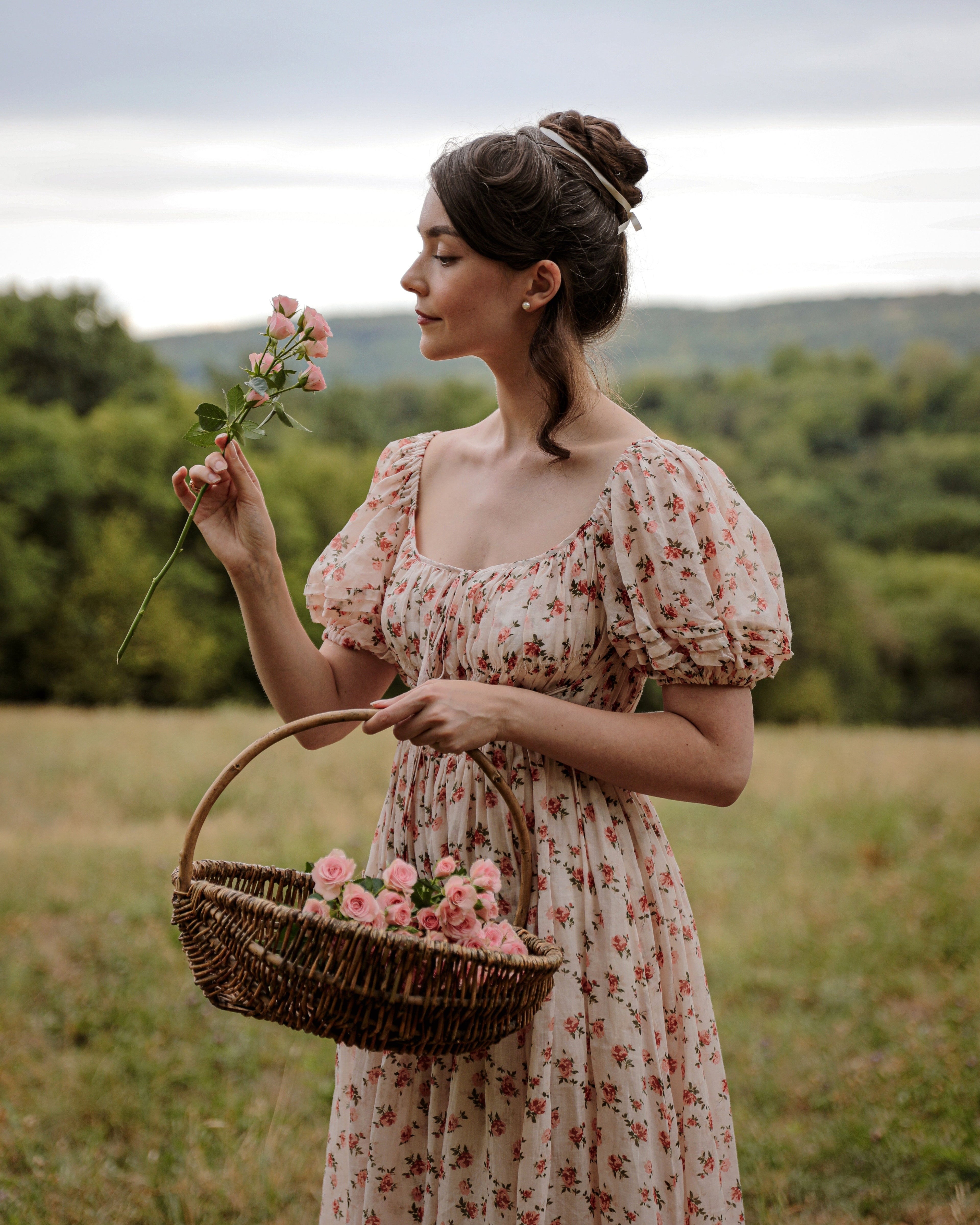 Alice 19 | Floral linen dress