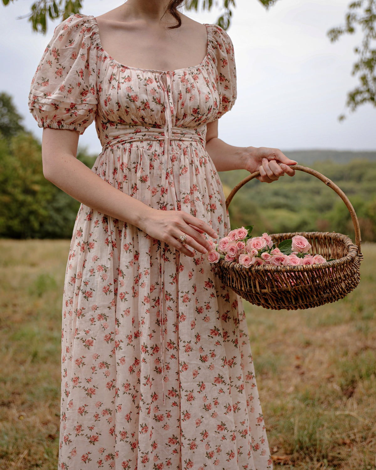Alice 19 | Floral linen dress