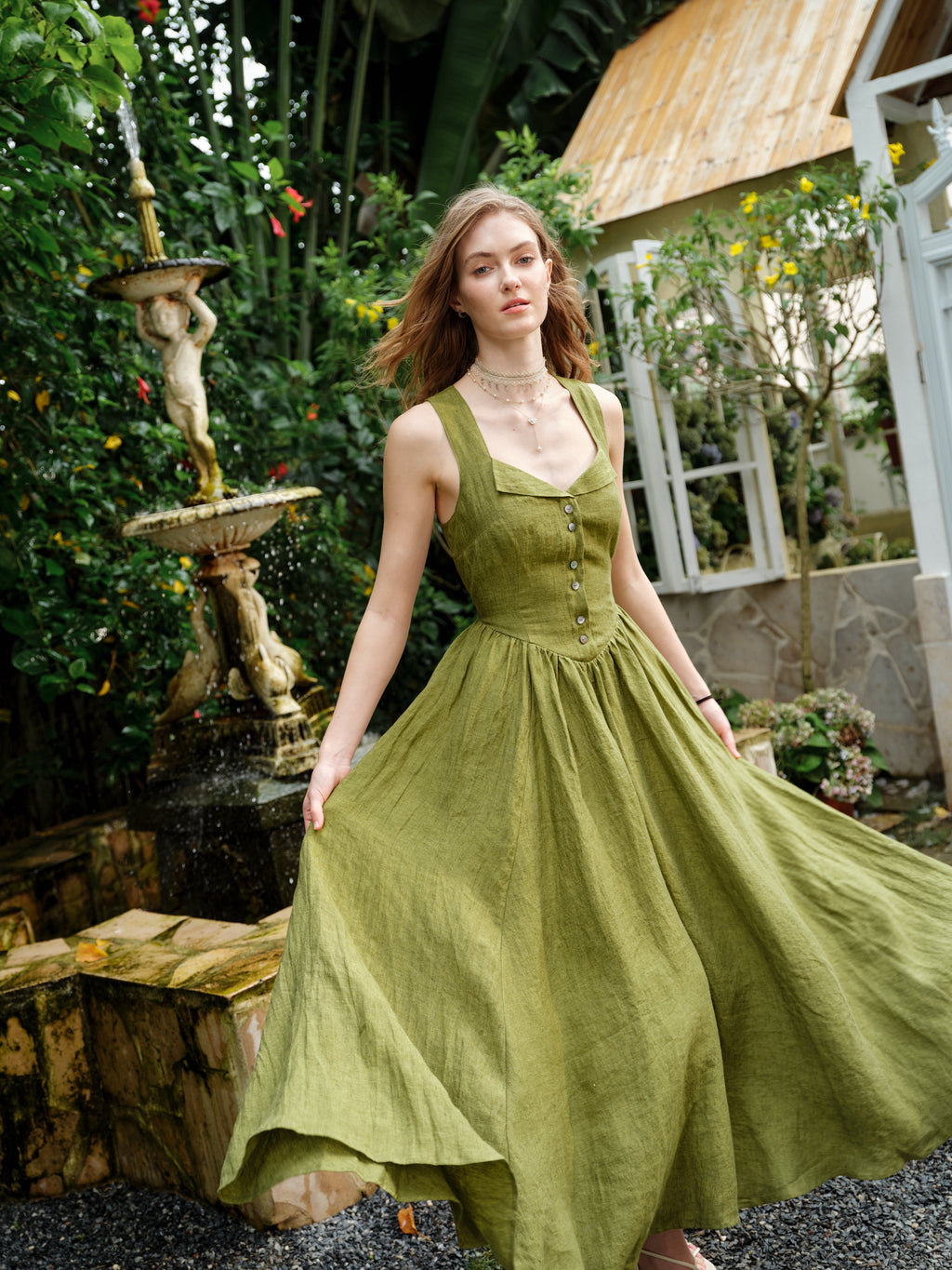 Summer 18 | The Avocado & Cream Linen Dress