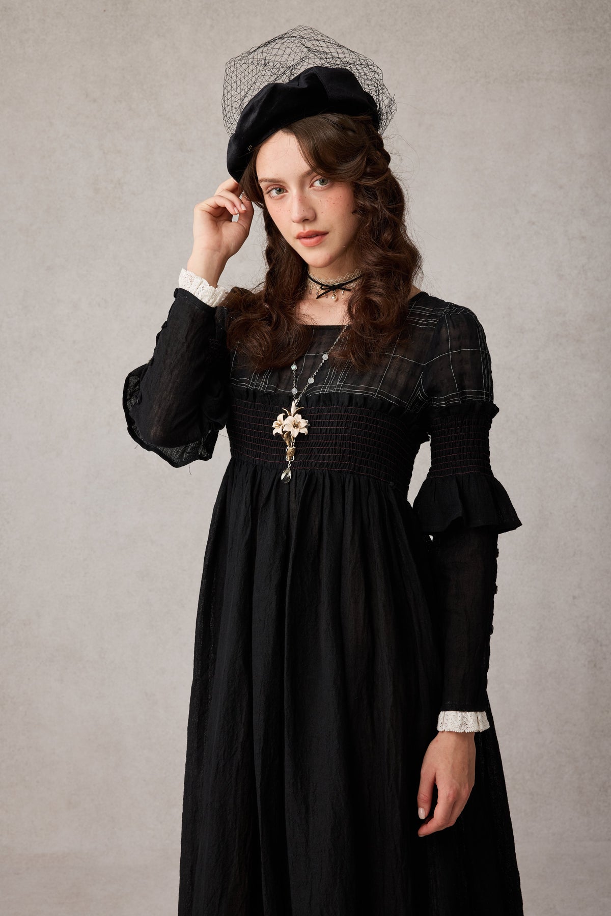 Orchid 19 |romantic linen gown