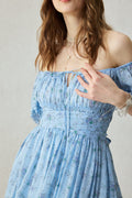 Alice 19 | Floral linen dress