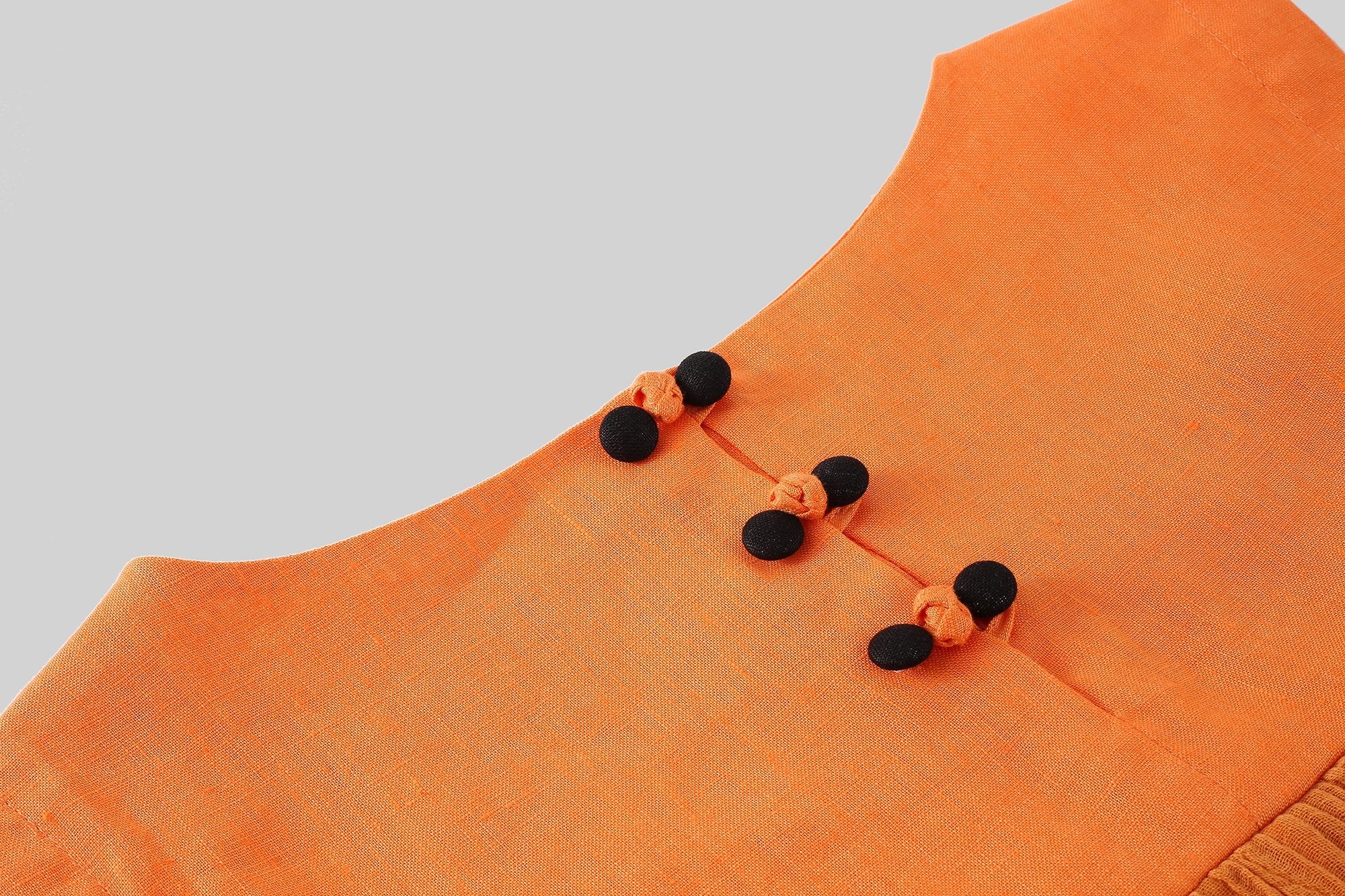 Mandarin Orange 44 |  sleeveless dress