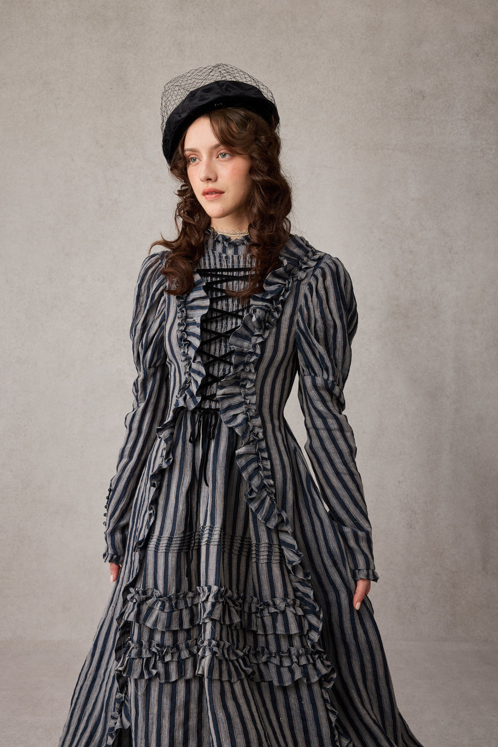 Elizabeth 15 | Victorian Linen Dress