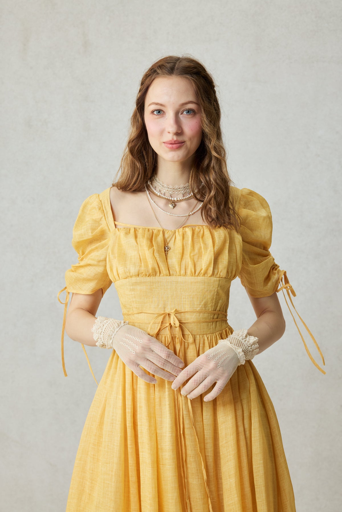 Monette 27 | Corset Linen Dress