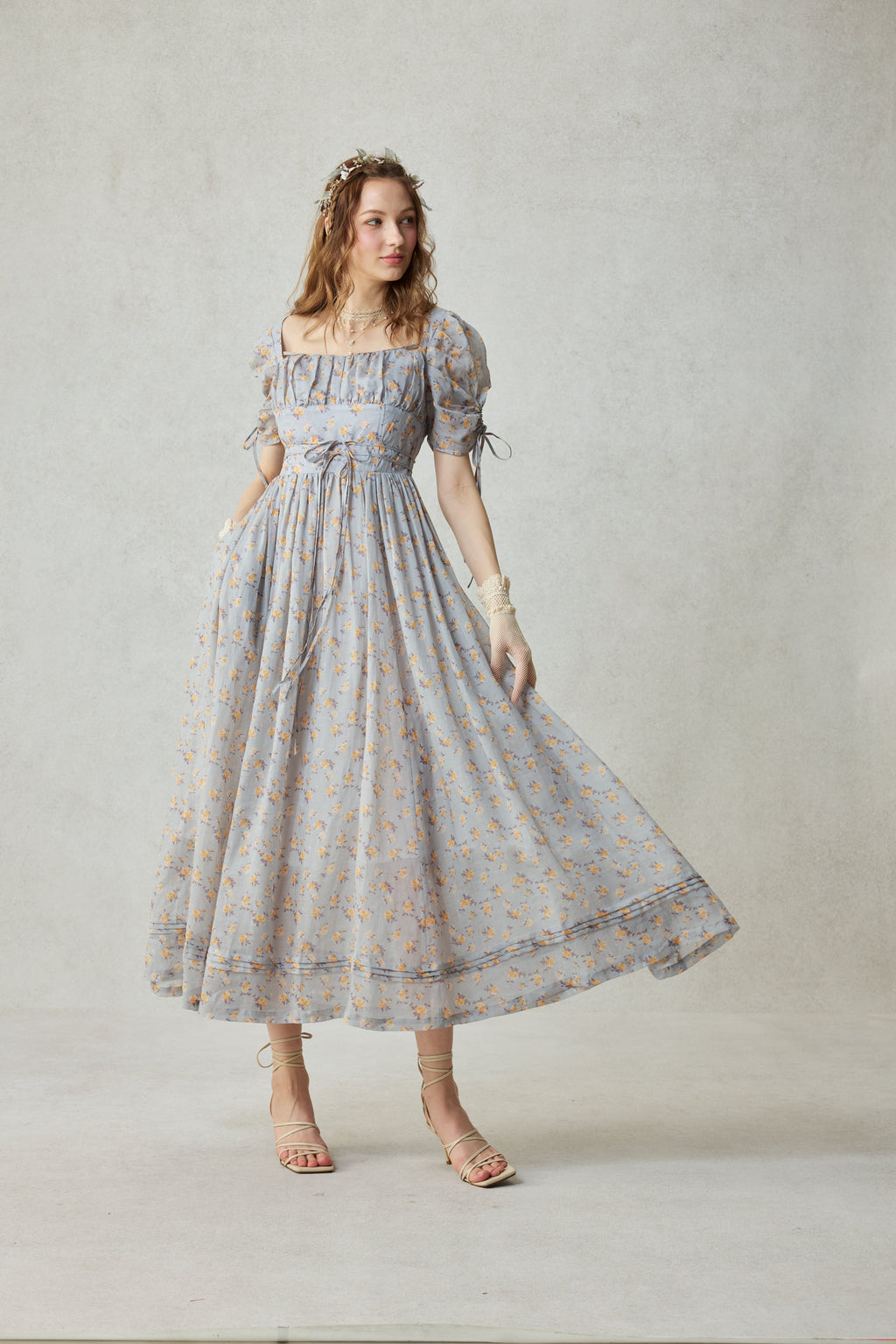 Monette 27 | Corset Linen Dress