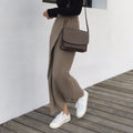 Effortless Rib Slit Skirt