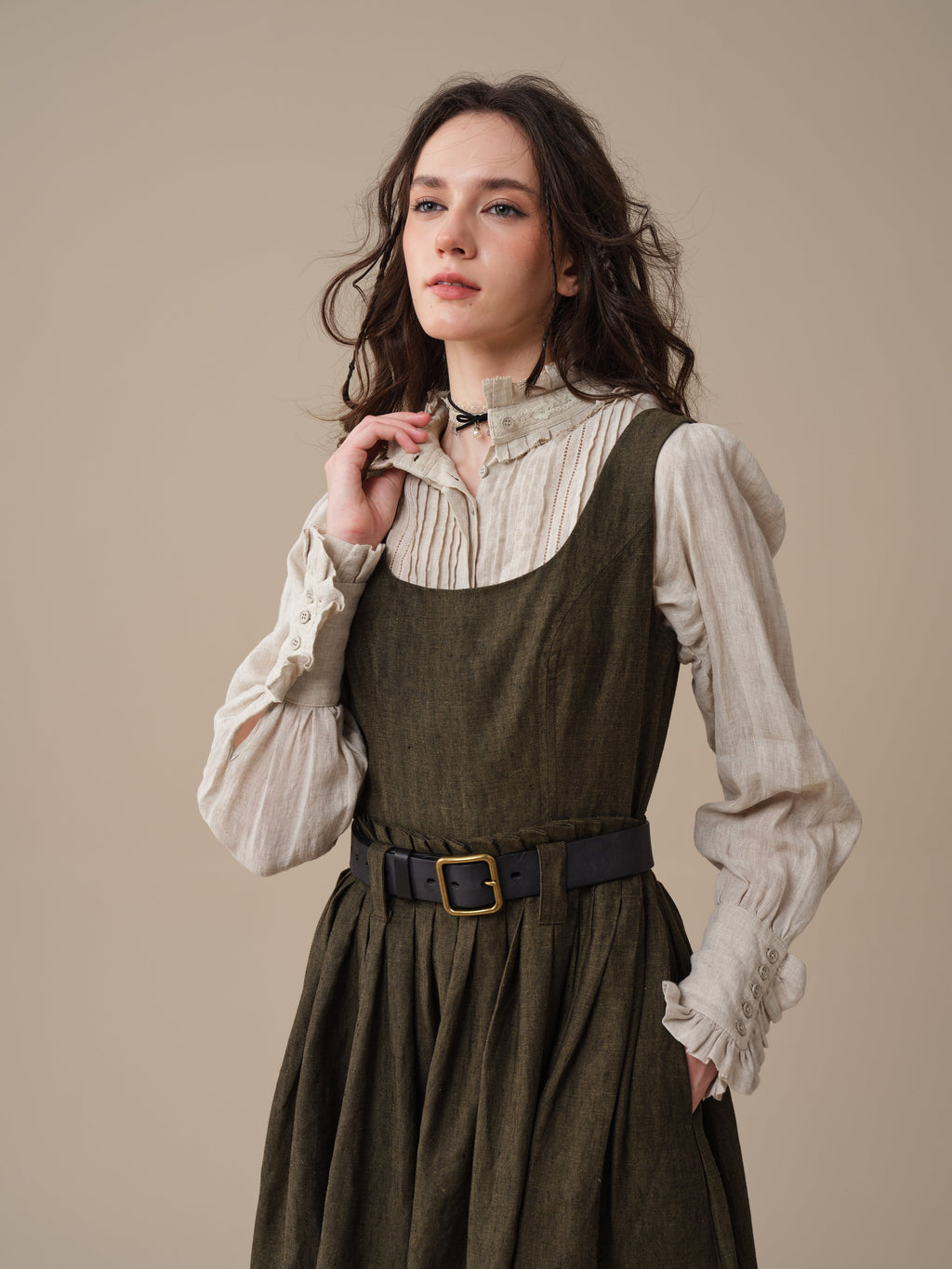 Clover 07 | Structured Linen Dress