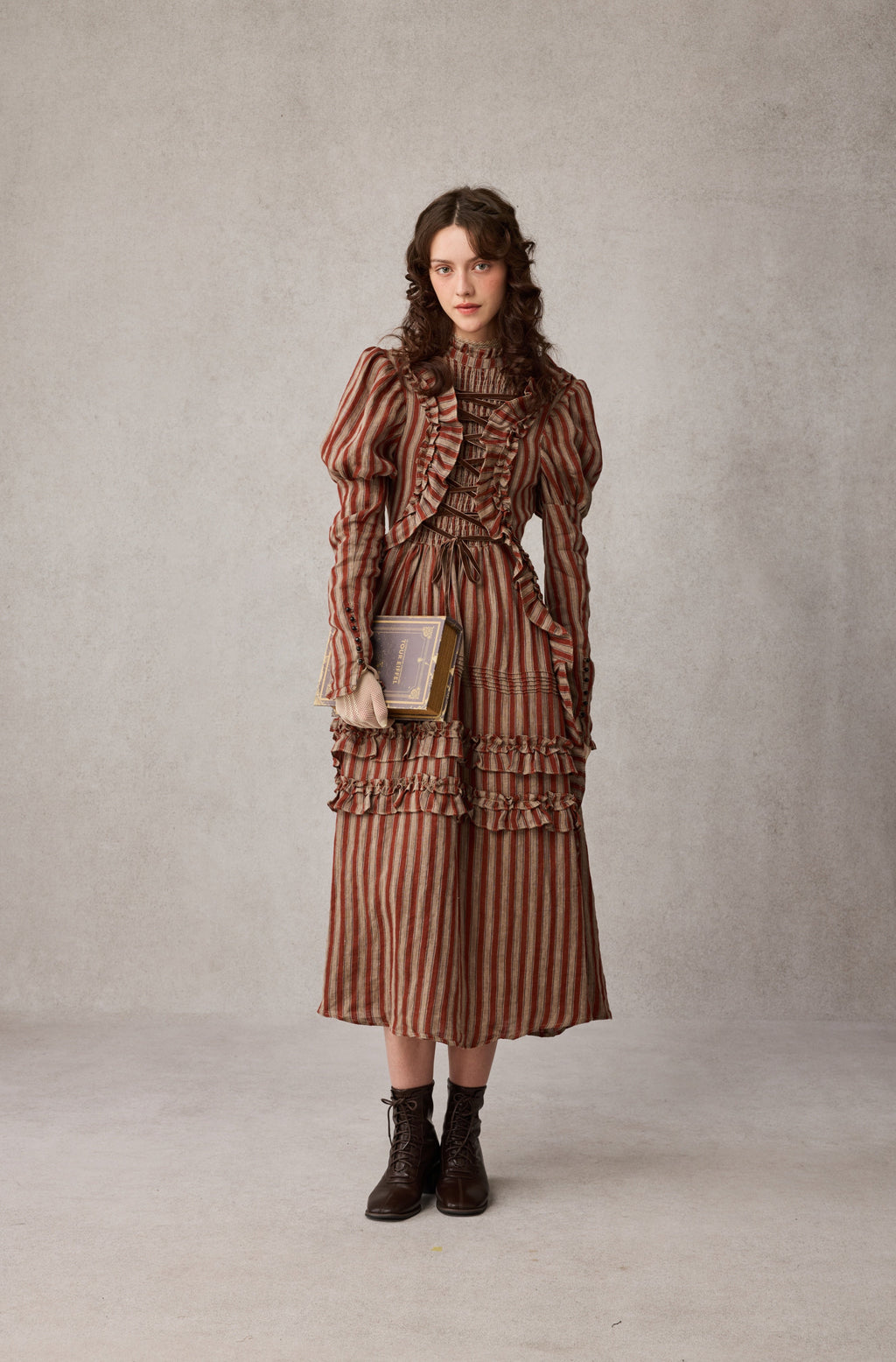 Elizabeth 15 | Victorian Linen Dress