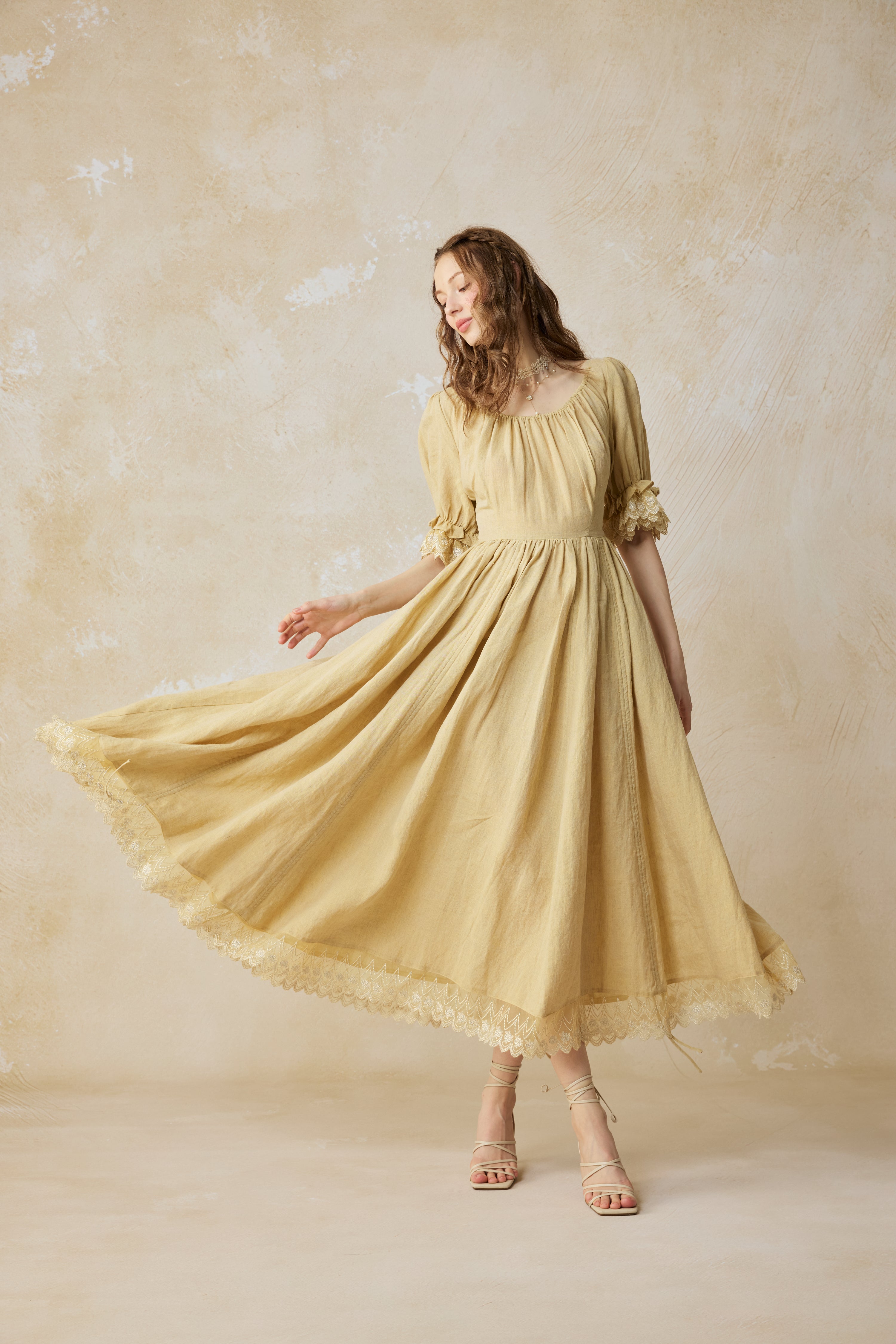 Elowen 27 | Lace velvet dress gown ( 2 way to wear )