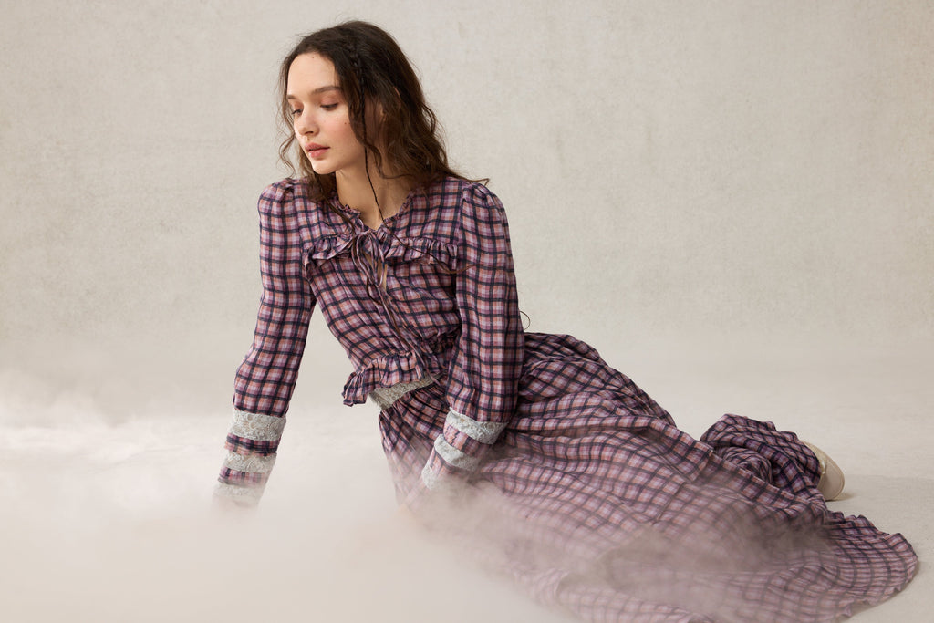 Rosewood 17 | Lace Linen Dress Gown