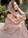 Floral linen bandana/scarf