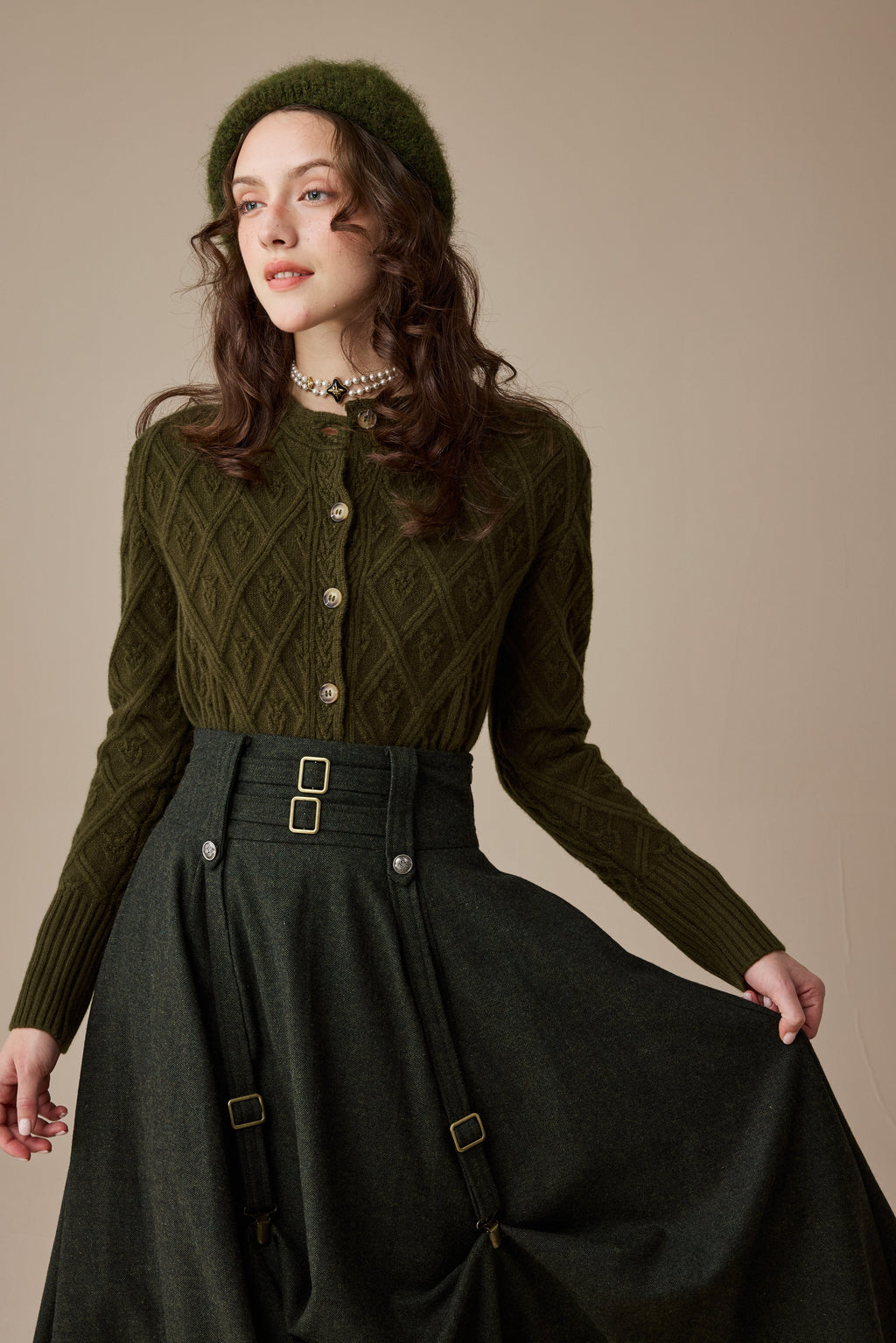 Cynthia 16 | Adjustable wool skirt