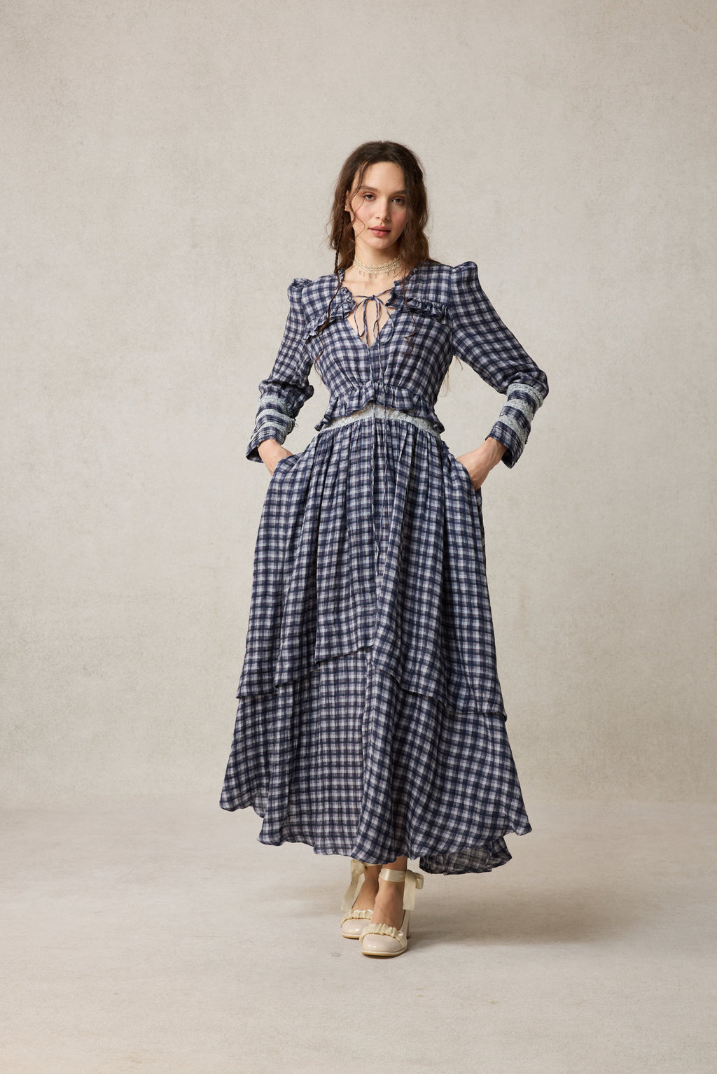 Rosewood 17 | Lace Linen Dress Gown