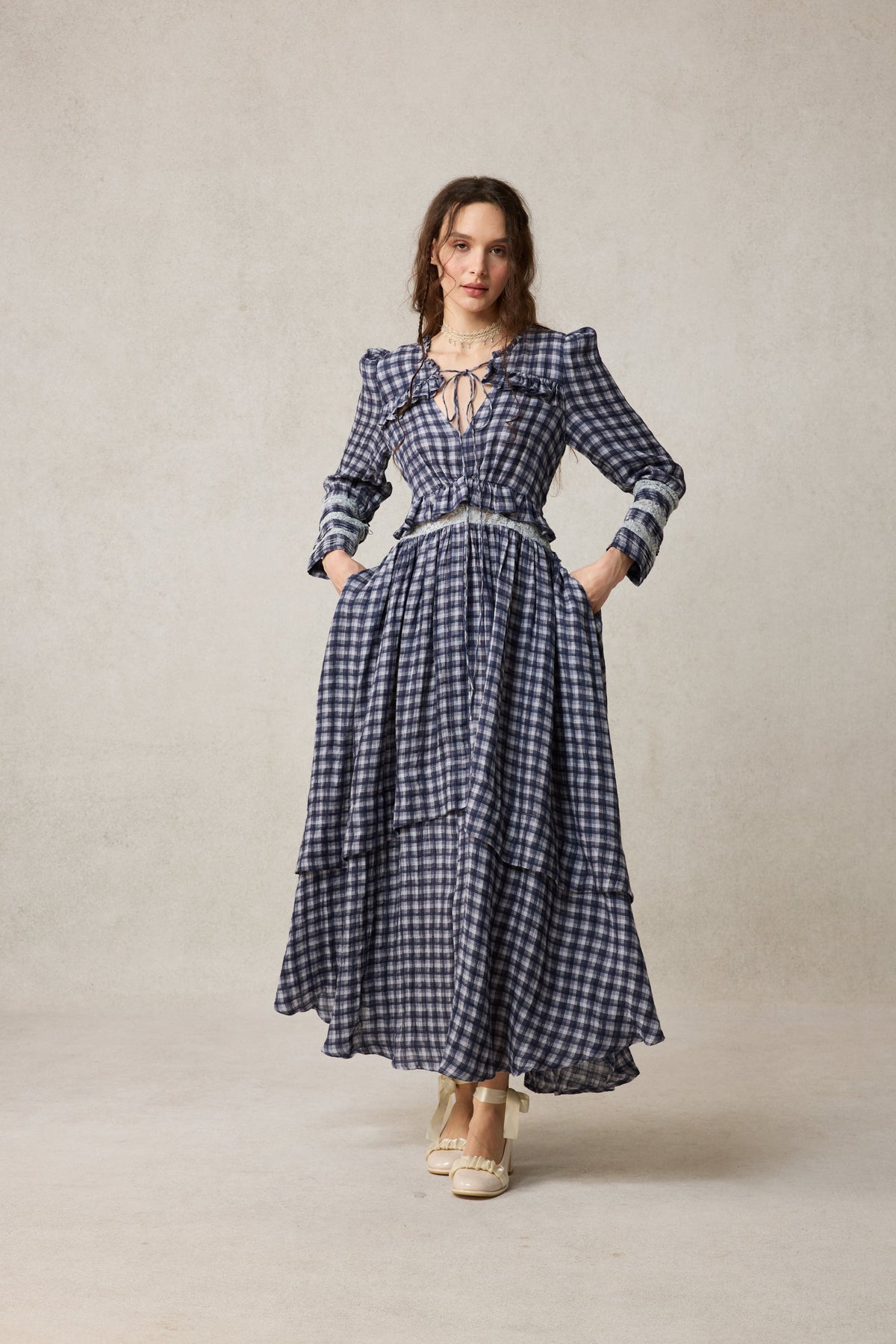 Rosewood 17 | Lace Linen Dress Gown
