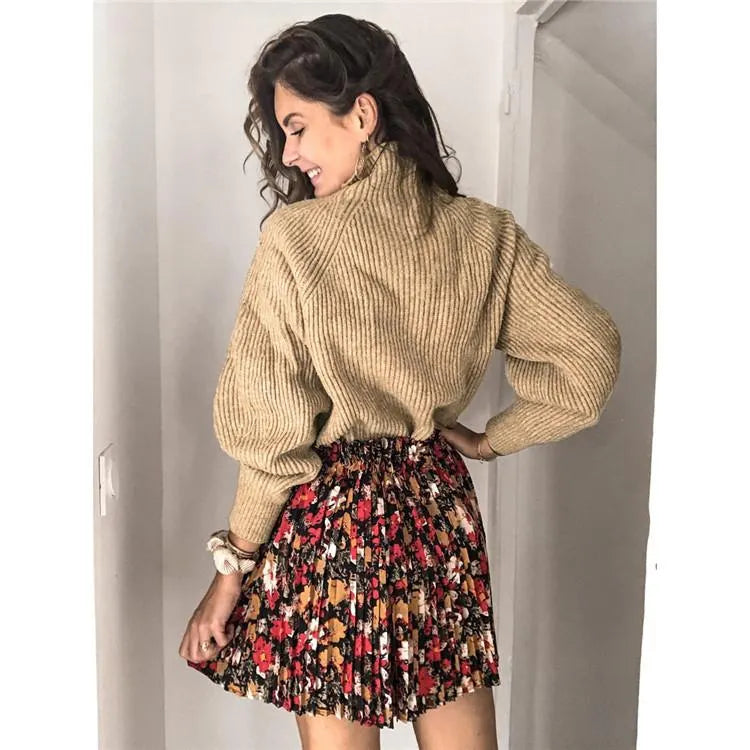 Exclusive Thickened Casual Jacquard Sweater Top