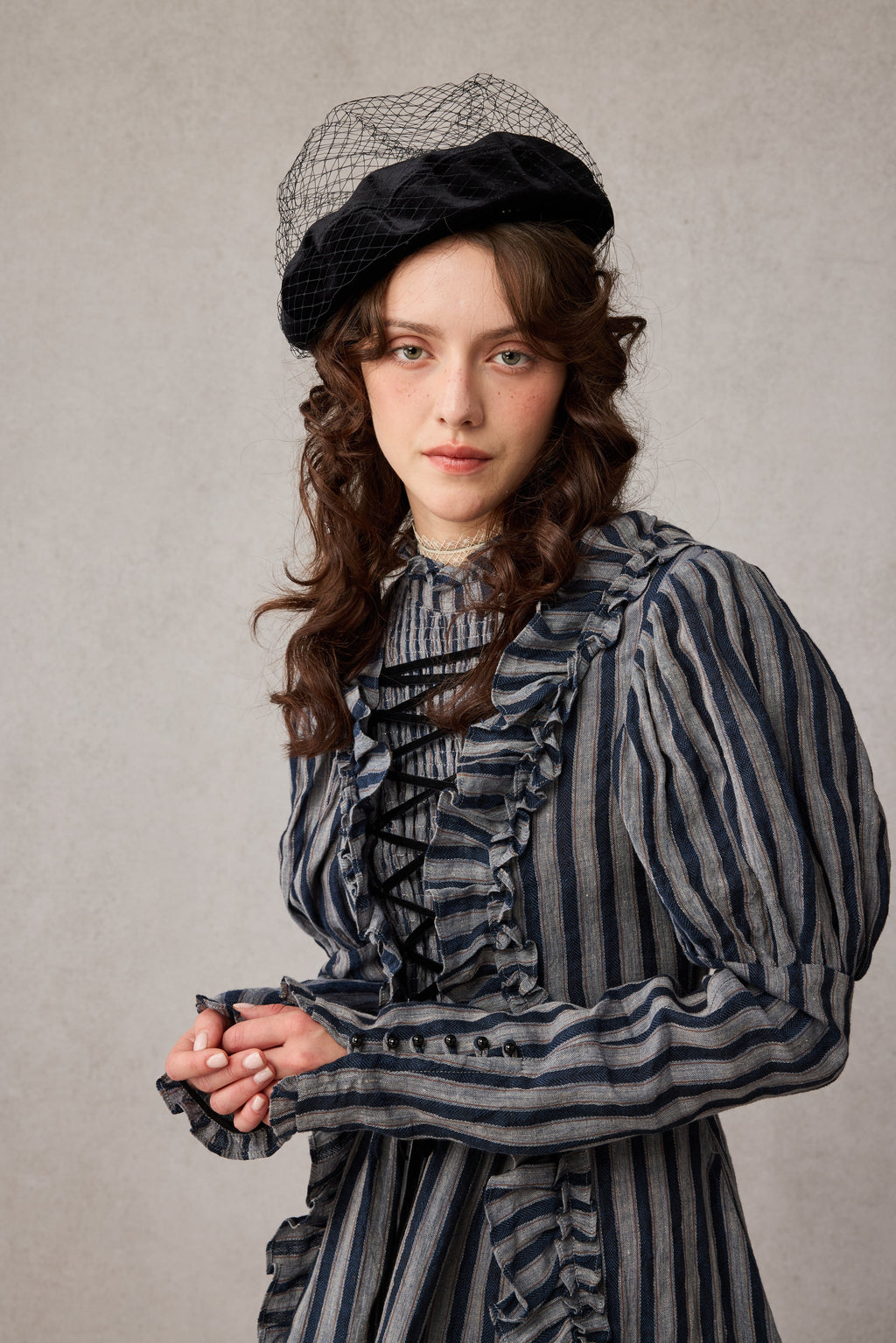 Elizabeth 15 | Victorian Linen Dress