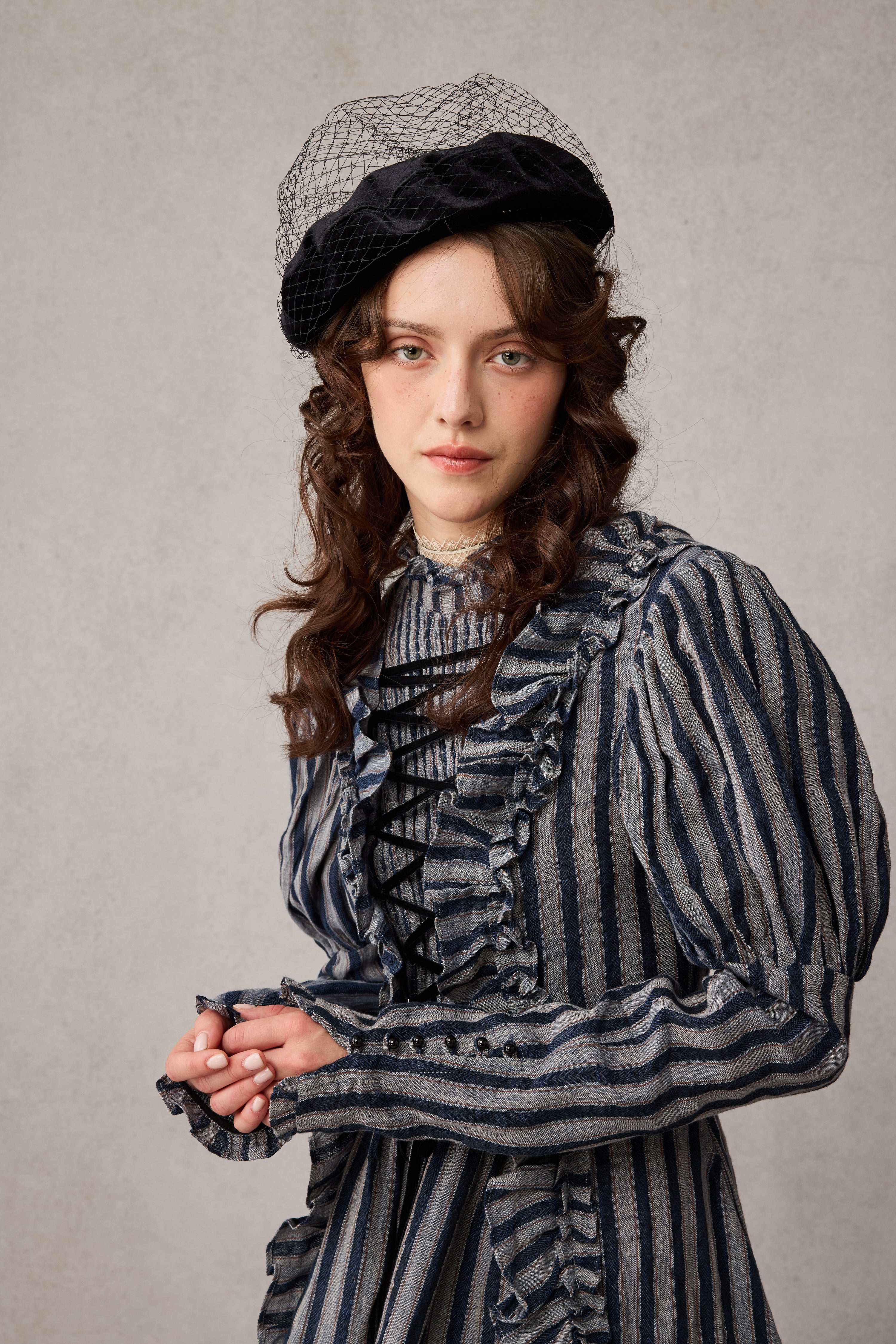 Elizabeth 15 | Victorian Linen Dress
