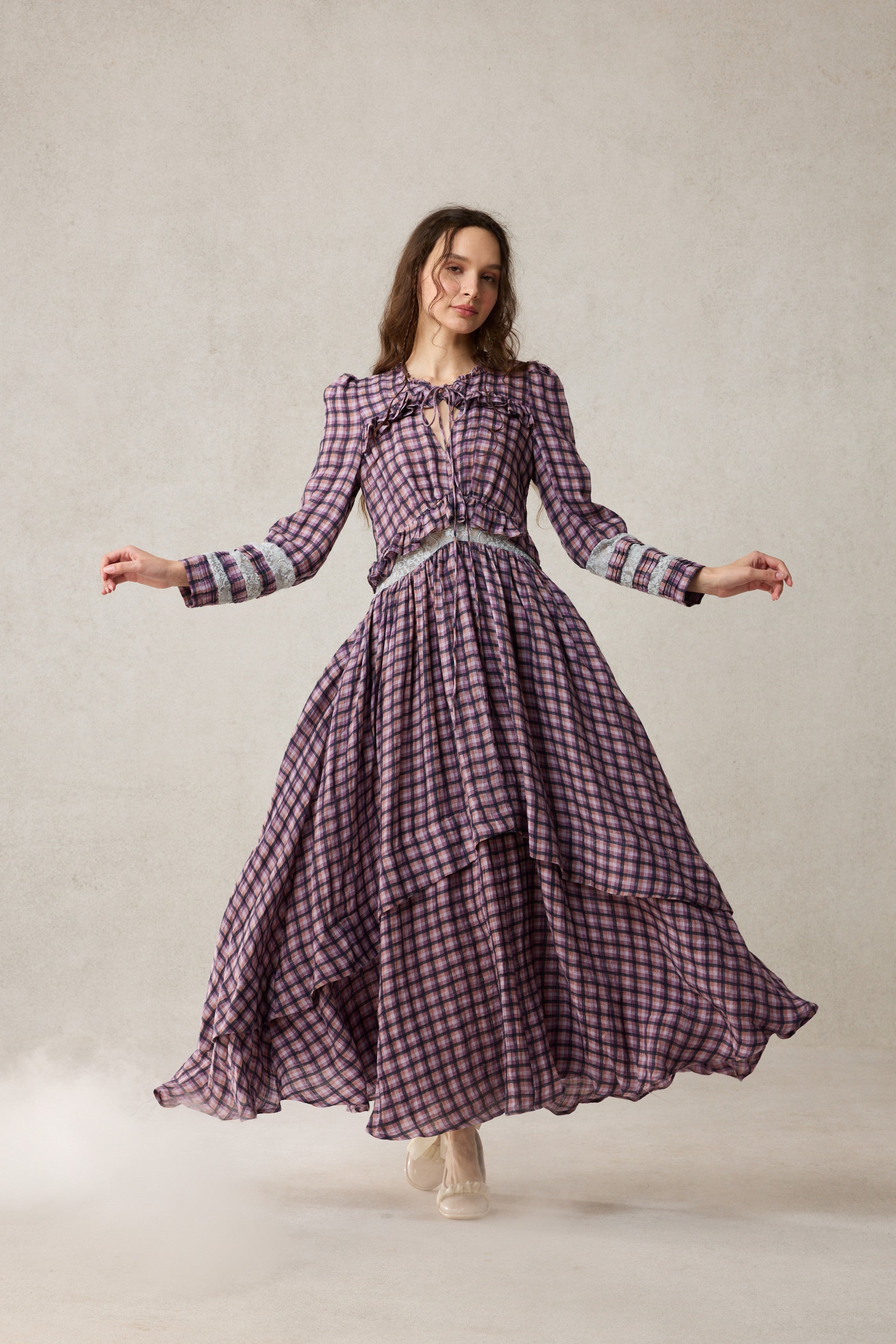 Rosewood 17 | Lace Linen Dress Gown