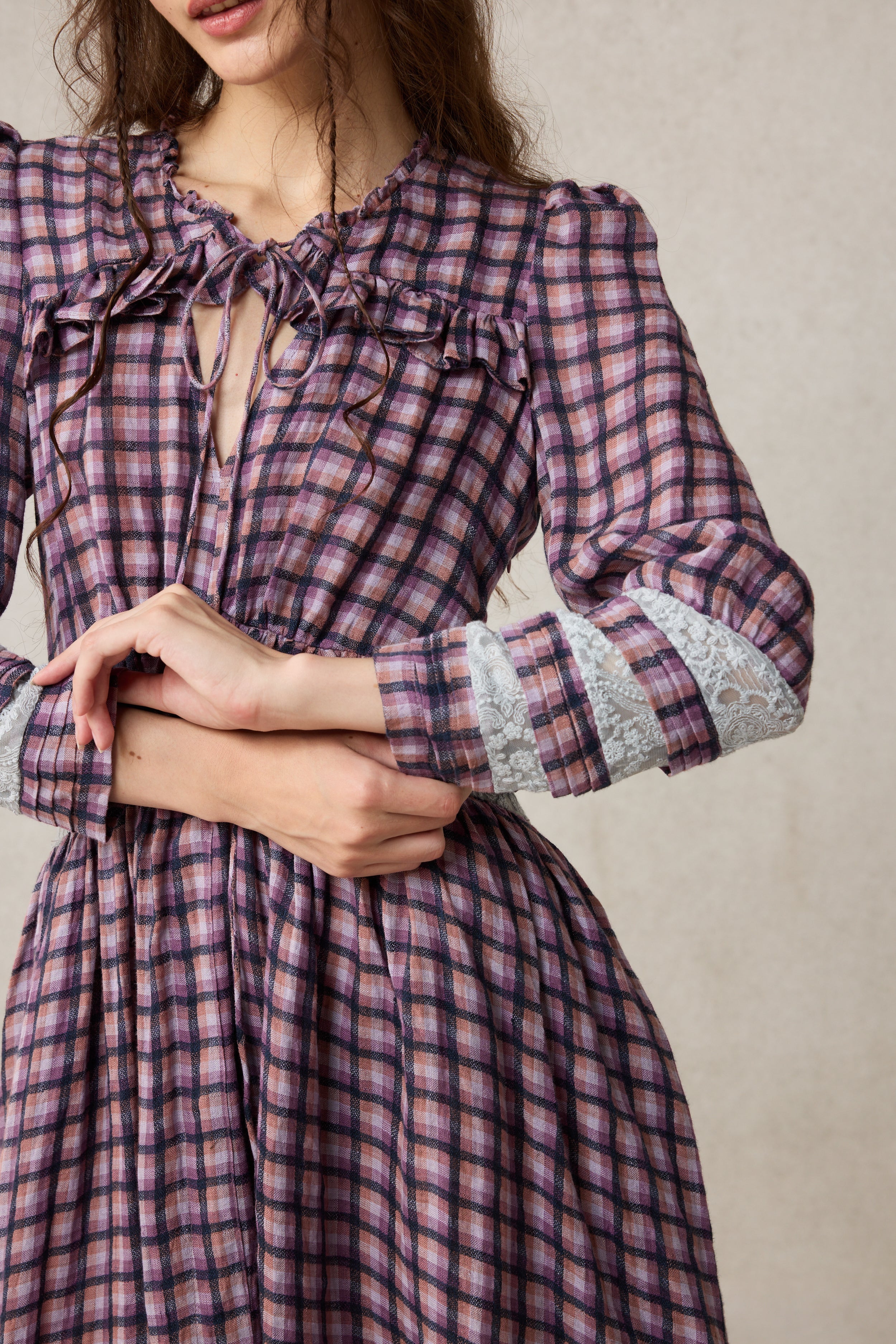 Rosewood 17 | Lace Linen Dress Gown