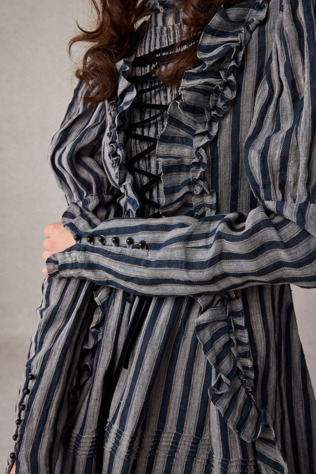 Elizabeth 15 | Victorian Linen Dress